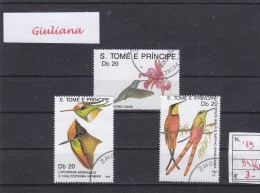 Sao Tomè E Principe 1989 - Yt 943/45  Used   Uccelli - Cuckoos & Turacos