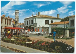 TA1@ CP ST SAINT PIERRE ANIMEE, ILE D'OLERON, JOLIE VUE, CHARENTE MARITIME 17 - Saint-Pierre-d'Oleron