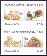 ** Tchéque République 2001 Mi 299-302 MH (carnet ZS 88-89), (MNH) - Unused Stamps