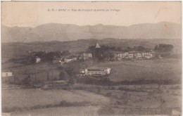 Cpa 64  Sare Vue Du Trinquet Et Entrée Du Village (circulé En 1928 ) - Sare