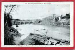 81 ST SULPICE LA POINTE INONDATIONS DU MIDI ( 1930 ) PONT SUSPENDU EMPORTE PAR LES EAUX - Saint Sulpice