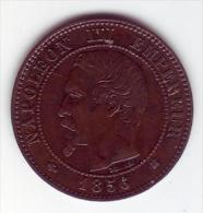 Napoléon III Tête Nue. 2 Centimes 1856 K - - 2 Centimes