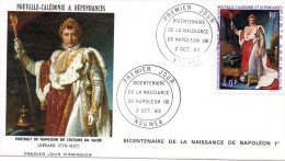 Pli En 1° Jour  (Bicentenaire De La Naissance De Napoléon 1° ) - FDC