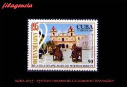 AMERICA. CUBA MINT. 2009 495 ANIVERSARIO DE LA CIUDAD DE CAMAGÜEY - Unused Stamps