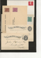 CANADA : **,lot De 22 E.P.,de Victoria 1890 à Elizabeth II,3 Ex Circul.,qq Doubles, TB - Briefe U. Dokumente