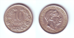 Luxembourg 10 Centimes 1901 - Luxemburg