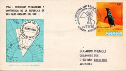 ARGENTINE. Enveloppe Commémorative De 2004. Exposition Philatélique Antarctique. - Autres & Non Classés