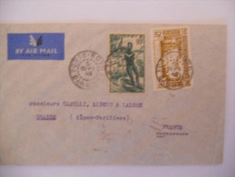 Dahomet Lettre De Porto Novo 1940 Pour Grasse - Lettres & Documents