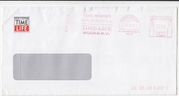 235FM- AMOUNT 90, AMSTERDAM, PUBLISHER FLAMME, RED MACHINE STAMPS ON COVER, 1993, NETHERLANDS - Franking Machines (EMA)