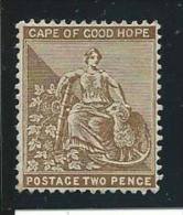 CAP DE BONNE ESPERANCE : (*), N°28, B/TB - Cape Of Good Hope (1853-1904)