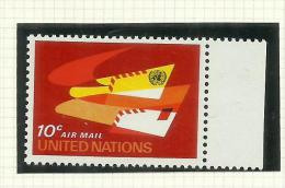 UNITED NATIONS NEW YORK - ONU - UN - UNO 1969 AIR MAIL WINGS ENVELOPES POSTA AEREA BUSTE ALATE MNH - Aéreo
