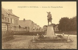 CRIQUETOT L´ESNEVAL Rare Avenue Du Champ De Foire (Douziech) Seine Maritime (76) - Criquetot L'Esneval