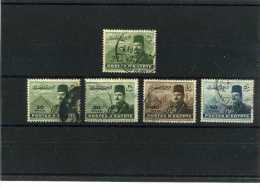 - EGYPTE 1940/53 . ENSEMBLE DE TIMBRES DE 1947/48  OBLITERES . - Gebruikt