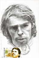 BELGIQUE. N°2303 Sur Carte Maximum De 1988. Jacques Brel. - Singers