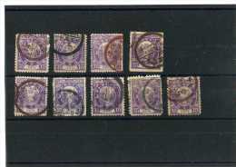 - JAPON 1868/1912 . TIMBRES DE 1888/92  OBLITERES . - Oblitérés