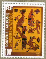 Nelle-CALEDONIE : Arts Du Pacifique :  Peinture (animaux, Têtes, Voiliers) -Patrimoine- Folklore - Culture - Tradition - - Unused Stamps