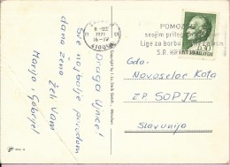 Help For Fight Against Cancer, Zagreb, 8.3.1971., Yugoslavia, Postcard - Other & Unclassified