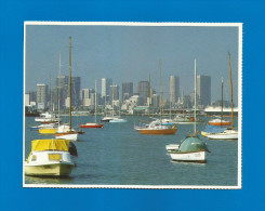 Australien  (A17)  Pleasure Boats Moored In Hobson's Bay Looking - Neu / Ungelaufen - - Melbourne