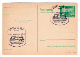 ALLEMAGNE DDR ENTIER POSTAL  CACHET à DATE TRAIN - Autres & Non Classés