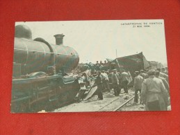 KONTICH  - CONTICH  -  Schrikkelijk Spoorweg Ongeluk    (21-05-1908)   -  (2 Scans) - Kontich