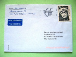 Sweden 2001 Cover Sent To Holland - Literature Nobel - Nelly Sachs (Scott 2399 B = 2.40 $) - Brieven En Documenten