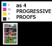 ANTIGUA & BARBUDA 1984 Ausipex Rugby $5 PROGRESSIVE PROOFS:5 Items   [épreuve Prueba Druckprobe Prova] - Rugby