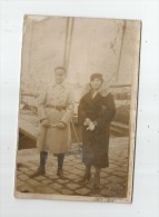 Cp , MILITARIA , Militaire Du 2 éme , Port , Femme , Carte-photo , Vierge - Personen