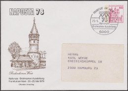 Allemagne 1978. Privatganzsache, Entier Postal Timbré Sur Commande. Naposta'78, Frankfurt Am Main. Exposition Phila - Buste Private - Usati