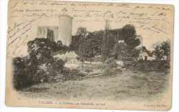 Delcampe - CPA 14 FALAISE LE CHATEAU VUE D'ENSEMBLE COTE SUD - Falaise