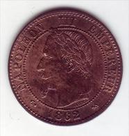 Napoléon III Tête Laurée. 2 Centimes 1862 K - - 2 Centimes