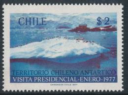 CHILE 1977 Territorio Chileno Antartico, Visita Presidencial** - Estaciones Científicas