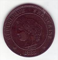 Cérès. 2 Centimes 1883 A . - 2 Centimes