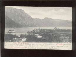 Gmunden Schloss Ort Mit Traustein édit. Stngel & Co N° 2582  Précurseur - Gmunden