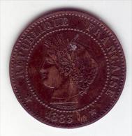 Cérès. 2 Centimes 1883 A . - 2 Centimes