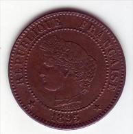 Cérès. 2 Centimes 1895 A . - 2 Centimes