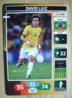 2014 PANINI CARD (NOT STICKER) FIFA SOCCER WORLD CUP DAVID LUIZ BRASIL - Autres & Non Classés