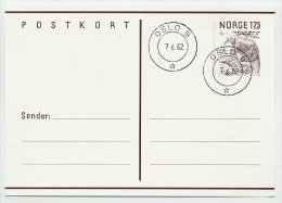 NORWAY 1982 1.75 Postal Stationery Card, Cancelled.  Michel P182 - Entiers Postaux