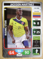 2014 PANINI CARD (NOT STICKER) FIFA SOCCER WORLD CUP JACKSON MARTINEZ COLOMBIA - Sonstige & Ohne Zuordnung