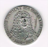 ¨ PENNING  FRIEDRICH WILHELM I DER GROSSE KURFURST 1620-1688 - Pièces écrasées (Elongated Coins)