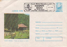 2305- SCOUTS, SCUTISME, YOUTH PIONEERS CAMP, COVER STATIONERY, 1988, ROMANIA - Covers & Documents