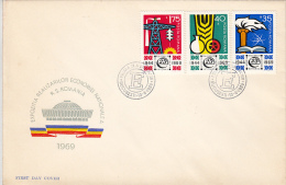 2317- DEVELOPING NATIONAL INDUSTRY EXHIBITION, COVER FDC, 1969, ROMANIA - FDC