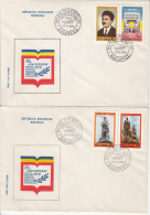 2332- YEAR ANNIVERSARIES, COVER FDC, 2X, 1979, ROMANIA - FDC