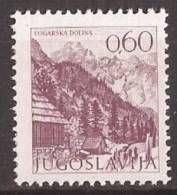 1978 X  2160A  13 1-4   JUGOSLAVIJA SLOVENIJA LOGARSKA DOLINA  ORDINARIA TURISMO OFSET GUM WHITE MAT  MNH - Unused Stamps