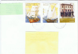GR+ Griechenland 2012 2013 Mi 2685-86 2708 Schiffe, Plakat - Briefe U. Dokumente