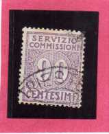 ITALY KINGDOM ITALIA REGNO 1913 SEGNATASSE TAXES TASSE DUE SERVIZIO COMMISSIONI CENT. 90 USATO USED - Portomarken