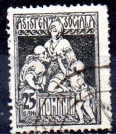 ROMANIA 1921 Social Welfare - 25b. - Black  FU - Service