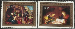 Burkina Faso 1972 Christmas Paintings Airmail MNH - Burkina Faso (1984-...)