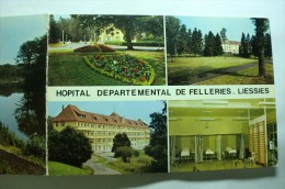 D 59 - Solre Le Château - Hopital - Départemental De Felleries - Liessies - (dépliant De 2 Cartes) - Solre Le Chateau