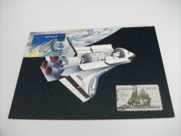 STORIA POSTALE FRANCOBOLLO COMMEMORATIVO U.S.A. SPACE SHUTTLE SPACELAB  SVIZZERA - Espace