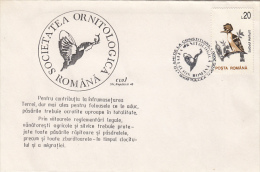 2517- BIRDS, HOOPOE, SPECIAL COVER, 2000, ROMANIA - Climbing Birds